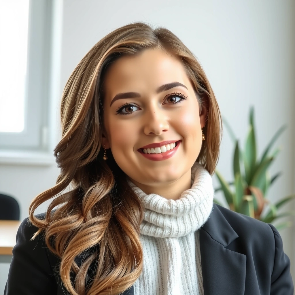 Porträt einer freundlichen Ernährungsberaterin